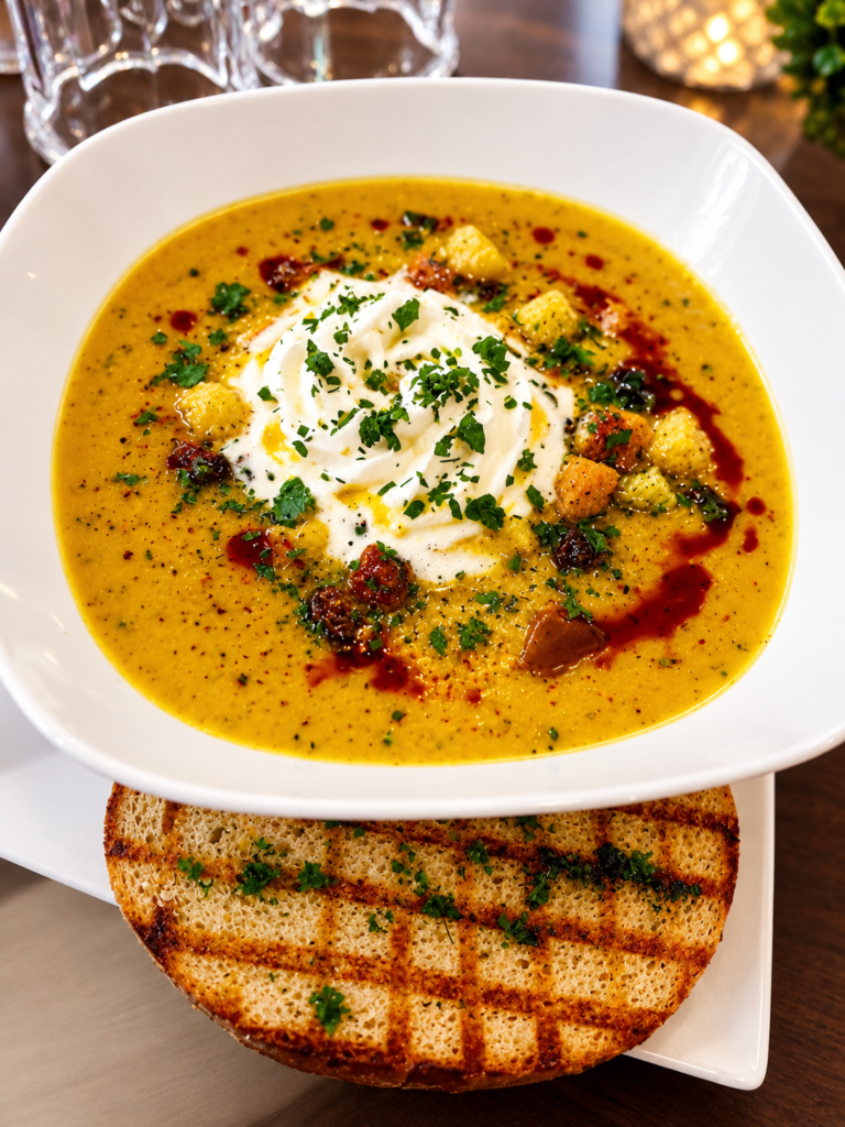 Kürbiscreme Suppe