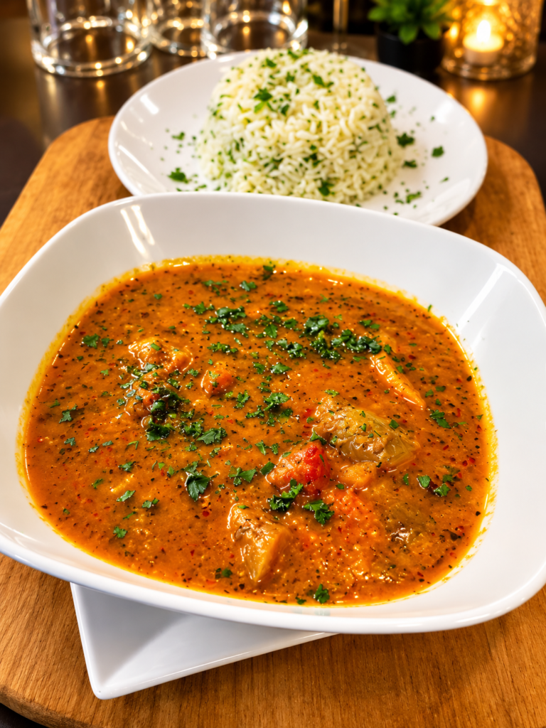 Veganes Hokkaido Kürbis Gulasch